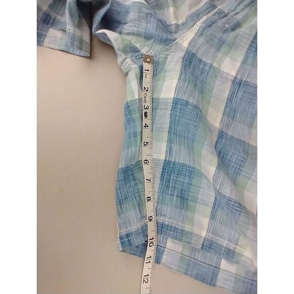 Tommy Bahama Relax Shorts Mens 33x10 100% Linen Plaid Bermuda Beach - Picture 6 of 13